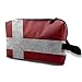 Produktbild Novelty Travel Toiletry Bag Retro Denmark Flag Makeup Bag Brushes Bag Large Accessories Organizer for Men Women