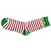 Produktbild Lamdoo 1 Paar Bunte Weihnachtsserie, Baumwolle, Lange Crew-Socken, für Herren/Jungen, Cartoon, gestreift, Baum/Bart / Soldat/Hip Hop Skateboard-H e