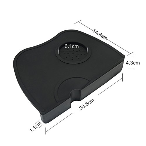 yolococa Ecke Tamping Matte Pad Tool für Baristas mit non-slippery Lebensmittelechtes Silikon - 2