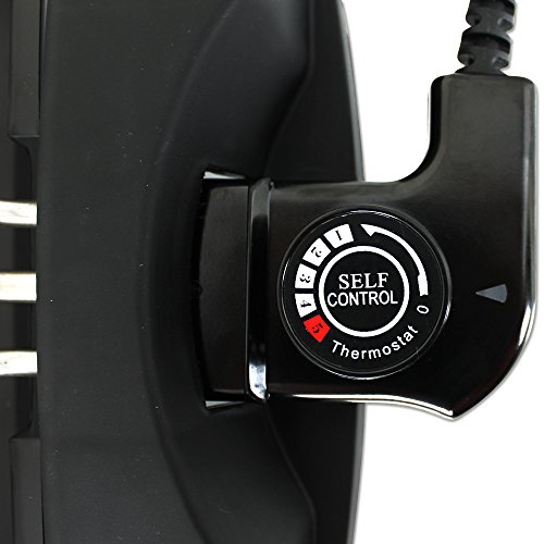Elektronischer Tisch-Grill mit Grillzange – Elektrogrill 2000 Watt – BBQ Partygrill – Campinggrill - 4