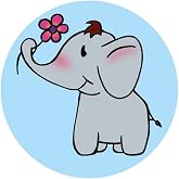 TimeTEX Commendation Stickers Elephant Pack of 560 19 mm Diameter