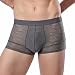 Produktbild Unterwäsche Herren Unterhosen Boxer Basic Boxershorts Bikini Slips Shorts Pants Unterhose Underwear Männer Unterhose Pants Retroshorts Baumwolle Shorts Sports Boxer Shortboxer Unterwäsche LMMVP (XL, Grau)