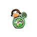 BabyZoo MoMo Monkey Sleeptrainer Clock - Green