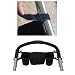 ashdown Baby Stroller Organiser Bag Cup Holder Pushchair Accessories Organiser Food Snack Storage Bag,Black