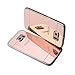 Produktbild Spiegel Handy Silikon Hülle TPU Back Case Schutzhülle transparent pink für "Samsung Galaxy S6" Cover Schale Tasche Bumper