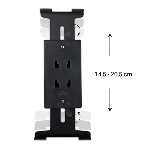 kwmobile KFZ Halterung für Tablet PC – PKW Auto Halter Armaturenbrett in Schwarz – z.B. geeignet für Apple, Samsung, Lenovo, Asus, Huawei, Amazon, Acer, Microsoft, Sony, LG - 2