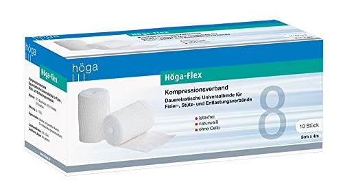 höga de PHARM, höga de Flex 6 cm x 4 m, blanco natural, a 10 unidades por paquete, 1er Pack (1 x 1 pieza)