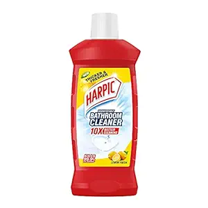 Harpic Disinfectant Bathroom Cleaner Liquid, Lemon - 1L