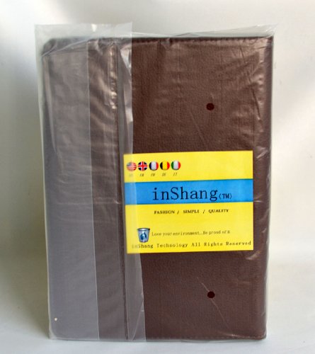 inShang Hülle für Apple iPad air ipad 5 ipad air1 ipad air (2013-2014 released), Edles PU Leder Tasche Hülle Skins Etui Schutzhülle Ständer Smart Case Cover für Tablet iPad air 1, Super Automatische Einschlaf-/Aufwach funktion, 360 Grad rotierende Schutzhülle mit Standfunktion + inShang Logo hochwertigen Stylus Eingabestift Stift - 6