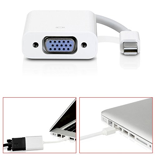 Incutex Mini Displayport auf VGA Adapter – Apple MacBook mini DP VGA Full HD 1080p - 5