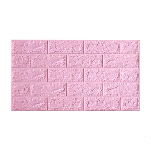 GLL-qianzhi 10 Unidades Panel De Pared 3D Decoración De Ladrillo De Imitación Desmontable PE Espuma Autoadhesivo Wallpaper Sala De Estar Oficina En Casa Decoración De La Pared (Color : F)