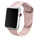Produktbild MollyLow kompatibilität für Apple Watch Series 4 Armband 44mm 42mm, Weiches Silikon Ersatzarmband Classic Sportarmband für iWatch 2018 Apple Watch Series 4/3/2, Edition, Nike +