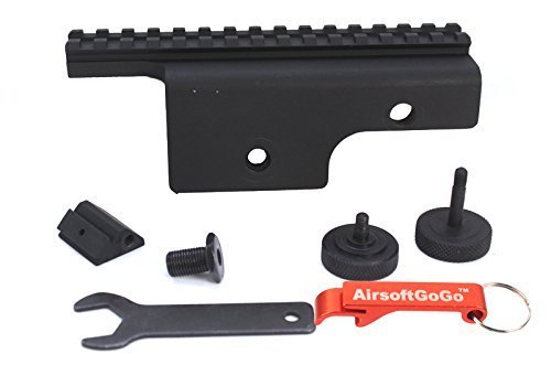 CYMA Supporto per mirino con base in metallo, supporto per mirino per M14 EBR Airsoft AEG (solo per softair)