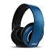 Produktbild QMERJ Schwere Bass drahtlose Bluetooth-Headset-Headset Android IOSPC Universal Esports Musik-Spiel-Headset mit Mikrofon Männer und Frauen, die Sport-Stereoanlage ausführen Sport (Color : Blue)