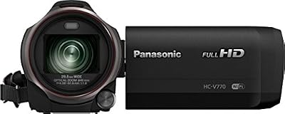 Panasonic HC-V770 Camescopes Classique 1080 pixels Zoom Optique 20 x 12.76 Mpix