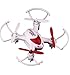 Produktbild Tongshi SY X 23 Mini Quadcopter, RC 6Axis Gyro LED Licht 4ch kopflose Nano Drohne (rot)