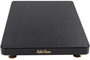 GMTSTORE Supporto per Amplificatore Audio Cuscinetti di Isolamento Acustico per Monitor Piedini di Isolamento per Altoparlanti Piattaforma di Isolamento Audio per Subwoofer con Chiodi Fissi in Rame