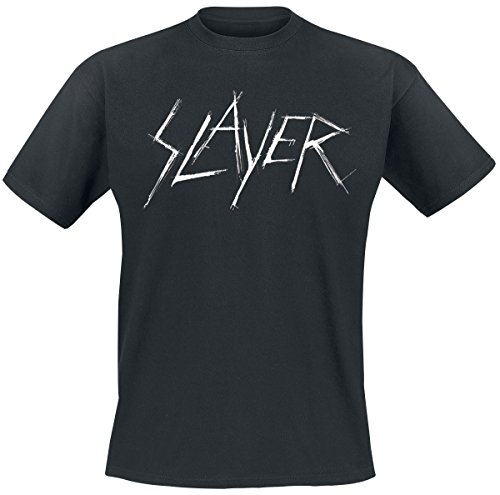 Slayer Scratchy Logo T-Shirt Schwarz S Slayer Scratchy Logo T-Shirt Schwarz S