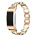 Produktbild Fitbit Charge 2 Armband, iHee 2017 Neue Stylish Edelstahl Uhren Armband für Fitbit Charge 2 (Rose Gold)