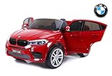kinder elektroauto bmw x6 2 sitzer Größe: 145 x 101 x 67 cm. Front- und Hintergrundbeleuchtung