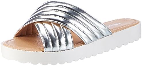 Miss KG Women’s Dee Wedge Heels Sandals Silver Size: 3 UK