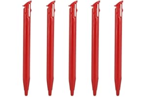 MORNINGMO 5 unids/set consola de juegos pantalla táctil lápiz capacitivo de plástico para 2DS LL/XL consola de juegos pluma de repuesto de plástico pantalla táctil lápices de plástico para pantallas táctiles