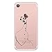 Price comparison product image iPhone 7 Case, UCMDA Transparent Soft Gel TPU Clear Silicone Cover Bumper with Cute Pattern, [Shock-Absorption] [Anti-Scratch] [Precision Fit] Protective Back Shell for Apple iPhone 7 (4.7 inch), Panda & Elephant