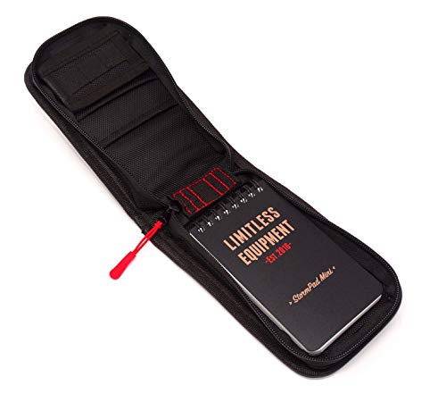 LIMITLESS EQUIPMENT | TacFolder Mini tapa y almohadilla táctica para todo clima para portátiles: planificador de campo para EDC y uso en exteriores.