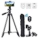 Price comparison product image Handy Travel Mini Camera Phone Tripod - 118CM Lightweight Handy Tripods with Remote Control, Bag for Cellphone,Gopro, Mini Camera, DV, Teliscope (Black)