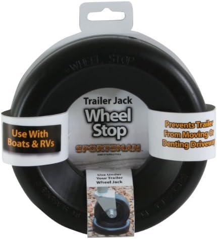 Sportsman TJSTOP Black Trailer Jack Wheel Stop