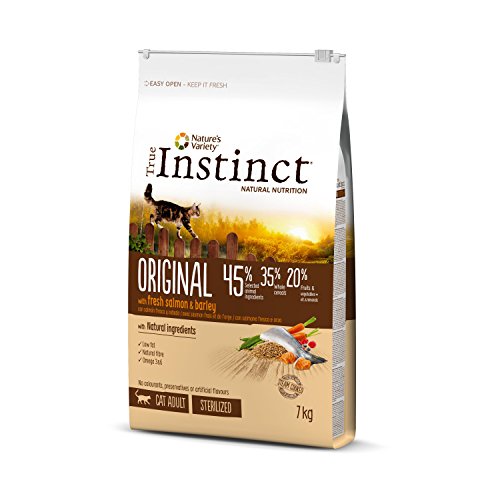 True Instinct Original con Salmone e Orzo - Sterilizzato - Adulto 7 kg - 7000 Gr