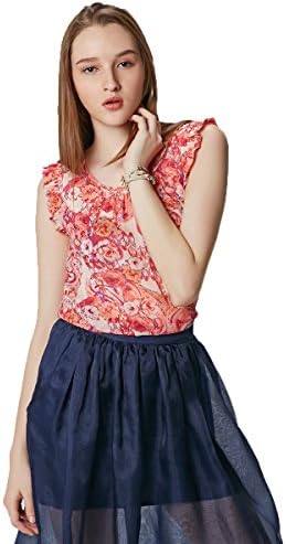 WHTCE Women's T-shirt Short Sleeves Moisture Absorption Temperament Quick-drying Elasticity Leisure,S-Color