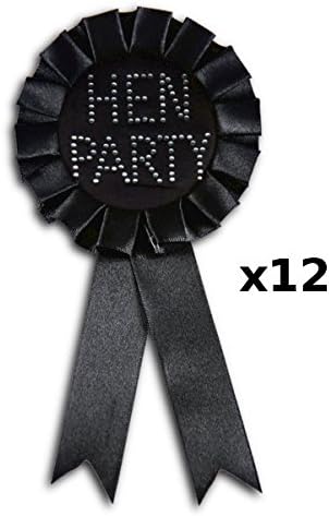 Black Hen Diamonte Rosette