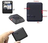  micrófono oculto Video Camera Cimice GSM Espía Audio Video ambientale Micro-SD X009