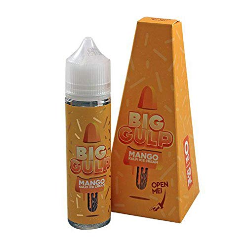 Big Gulp Mango Kulfi Ice Cream E-Liquid 60ml E Juice No Nicotine Vape Juice E Shisha Liquid Ecig E Cigarettes Liquid