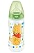 Produktbild Nuk Disney Winnie First Choice Plus Flasche aus PP 300 ml, Silikon-Trinksauger,BPA frei, 0-6 Monate, M, grün