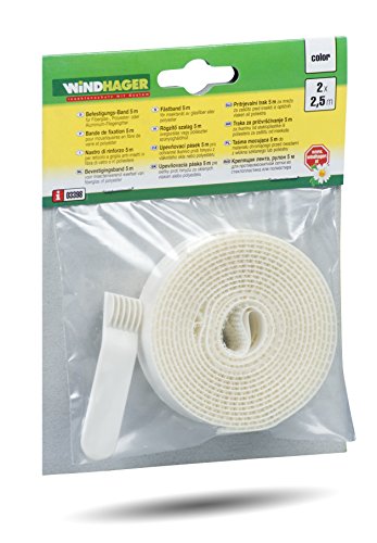 Windhager Befestigungsband für Fiberglas- und Aluminiumgewebe, Weiß, 2 x 2,5 m - 3