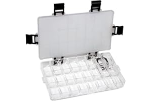 Anlayliay Paint Storage Palette Box, 24- Airtight Palette Case Stay Wet for Watercolor, Gouache, Acrylic and Oil Paint