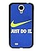 Produktbild By EternalaCovere - Samsung Galaxy S4 Mini Hülle Case Just do it Nike Trendy Brand Logo Drop Protection Dust proof Hard Plastic Protective Hülle Case Cover