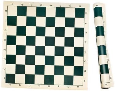 STERLING Roll Up Chess Mat Board Game, Green, One Size
