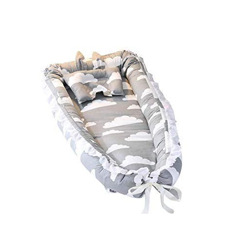 Preisvergleich Produktbild iStary Krippe Multifunktionale Tragbare Klapp Bett Neugeborenen Druck Bionisches Bett Abnehmbares Waschbares Tragbares Krippe Neugeborene Matratze Babys 0-2 Jahre Alt Mehrere Stile