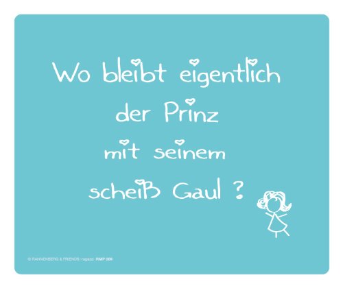 Maus-Pad "Wo bleibt eigentlich"