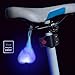 Produktbild kreative neue Outdoor-Sport-Fahrrad Mountainbike Rücklicht führte Klumpen Warnung Nacht Sicherheit Blitz Herz Nebellicht Radfahren, blue