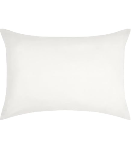 Taie d'oreiller en coton 57 fils 63x63 cm UNI blanc, par Soleil d'ocre - Maison