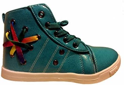 Gazale Kids Lace Up Sneakers Trainers Girls Shoes Turquoise Size EU 32 - UK 13