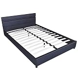 estructura cama 105 ikea ★ Más resistente y duradero ★ Esta cama de alta calidad tiene un diseño sobrio y una estructura sólida, debido a su fabricación de MDF resistente. Los listones de madera contrachapada sólida no solo proporcionan el soporte necesario para una buena calidad de sueño sino que también son muy cómodos.