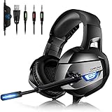【24 MONATEN GARANTIEZEIT】ONIKUMA professionale Gaming Headset xbox one verfügen über eine vollständige Stromkreisschutzfunktion und sind dreimal länger als andere Gaming Headset PC. Alle kabelgebundenen Gaming-Headset PC von uns ONIKUMA unterliegen strengen Qualitätskontrollen. Wir bieten eine KOSTENLOSE ERSATZPOLITIK und 24 MONATE VOLLSTÄNDIGE RÜCKERSTATTUNGSGARANTIE an. Kundenzufriedenheit ist unser größtes Streben!