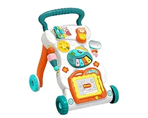 RAGHAVENDRA SARKAR Baby Sit-to-Stand Learning Walker, First Stepsr Baby Activity Walker, Toddlers Musical Fun Table, Learning, Birthday Gift for Infants, Boys, Girls(Pack of 1)