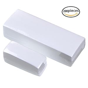 200 Pieces Wax Strips Hair Removal Waxing Strips Facial Body Epilating Strips Non Woven Wax Strip, Small and Large (100… - Image 7