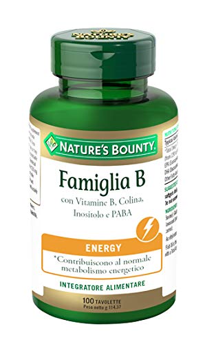 Nature's Bounty Famiglia B Integratore Alimentare 100 Tavolette